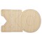 XO Hugs Kisses Unfinished Wood Shape Piece Cutout for DIY Craft Projects